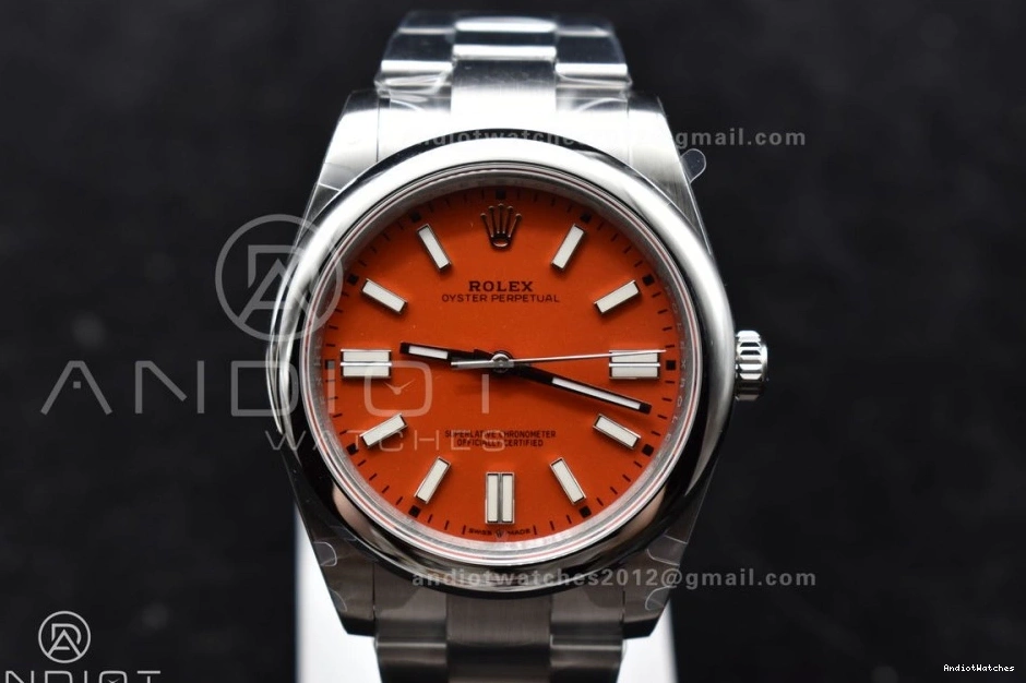 Dial Edition A EasyCare Orange DIWF 946 41mm Perpetual 124300 Oyster Steel 1:1 904L Best 0925